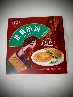 霍嘉 韭菜馅饼 460g（115g x4 pcs）