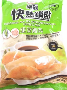 乐观 韭菜猪肉锅贴 500g