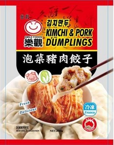 乐观 泡菜猪肉饺子 550g