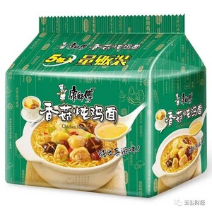康师傅 香菇炖鸡面 5连包