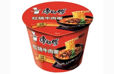 康师傅 红烧牛肉面 桶装