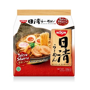 日清 东京酱油拉面5连包