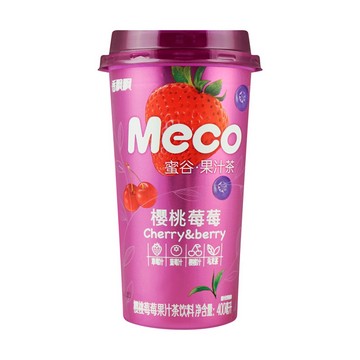 香飘飘 蜜谷•果汁茶 樱桃莓莓 400ml