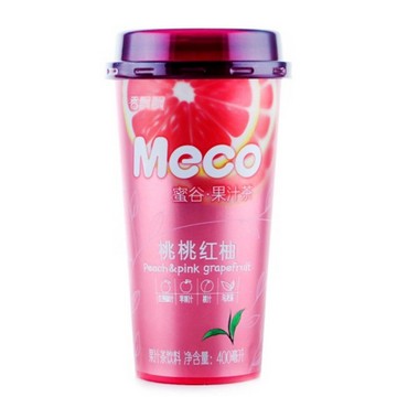 香飘飘 蜜谷•果汁茶 桃桃红柚 400ml