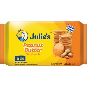Julie's 花生酱三明治饼干 180g（6pack）