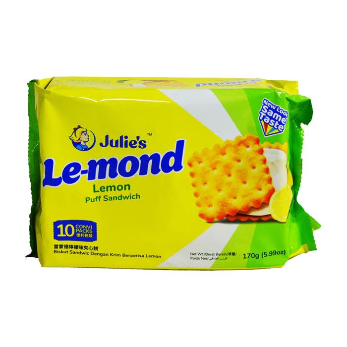 Julie's 雷蒙德柠檬味夹心饼 170g（10pack）