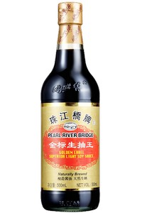 珠江桥牌 金标生抽王  600ml