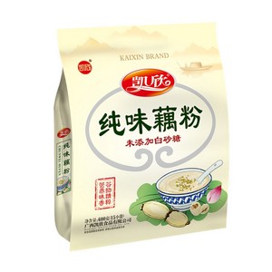 凯欣 纯味藕粉（未添加白砂糖）600g 15小袋