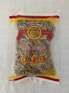 金鱼商标  江鱼仔500g