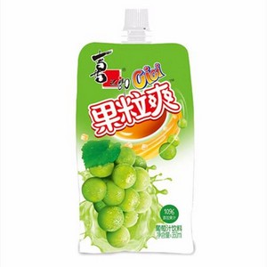 喜之郎 果粒爽 葡萄汁饮料 350ml