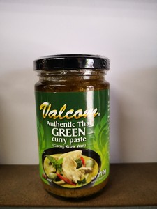 Valcom 绿咖喱酱 210g