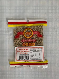 金鱼商标  白胡椒粒 50g